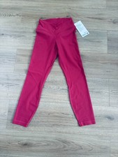 NEW Lululemon V-Waist Yoga Tight 25" Grid Texture Size 4