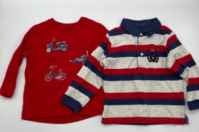 Zwei elegante Langarmshirts für Jungen Mayoral Baby 12 Monate