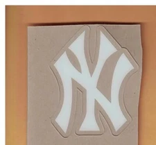New York Yankees FULL SIZE MLB BASEBALL BATTING HELMET DECAL / WINDOW STICKER