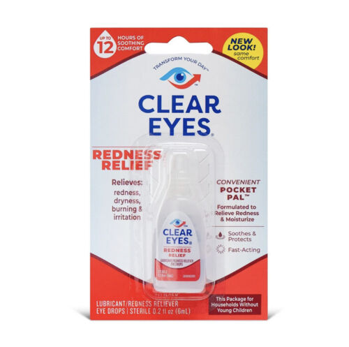 Clear Eyes Redness Relief - Les Gouttes Qui Nettoient Et Blanchissent Les Yeux - Afbeelding 1 van 1