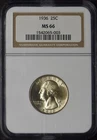 1936 Washington Silver Quarter - NGC MS66 - ✪COINGIANTS✪