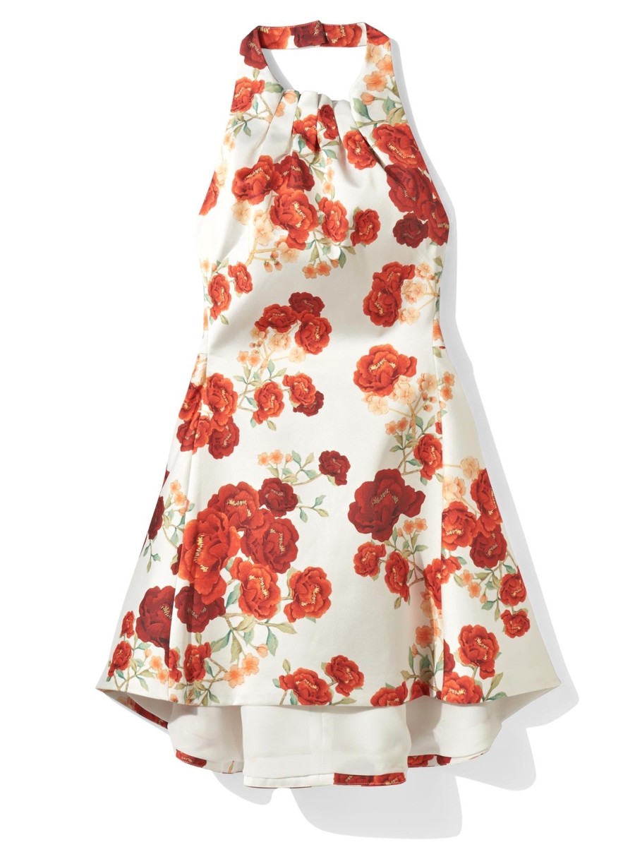 NWT Cameo The Label $174 Red Floral About You Dress, sz Small | eBay