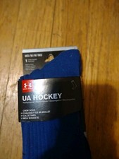 BRAND NEW! UA UNDER ARMOUR HOCKEY PERFORMANCE MEDIUM CREW SOCKS!