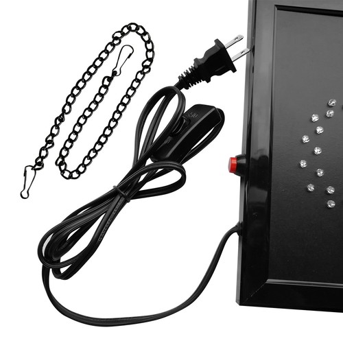 Letrero de negocios con luz LED de neón ultra brillante pantalla de movimiento animada abierta con encendido/apagado - Imagen 27 de 33