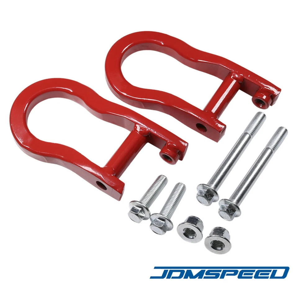 Nuevo kit de gancho de remolque delantero rojo 84192871 apto para Silverado Sierra 1500 2014-2018 Foto 2 de 4