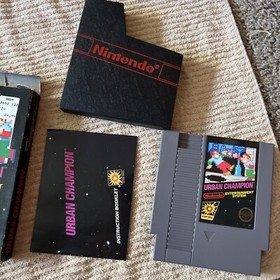 Urban Champion NES Nintendo Gloss Over Matte DOUBLE Sticker x2 & Pricetag RARE🦄