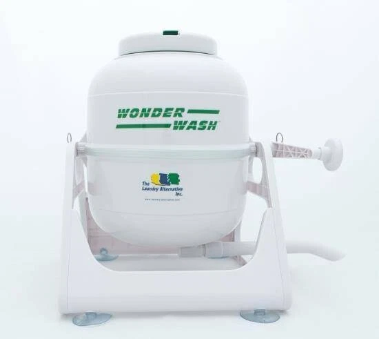 The Laundry Alternative Non-electric Mini Washing Machine Wonderwash White - Image 3 of 4