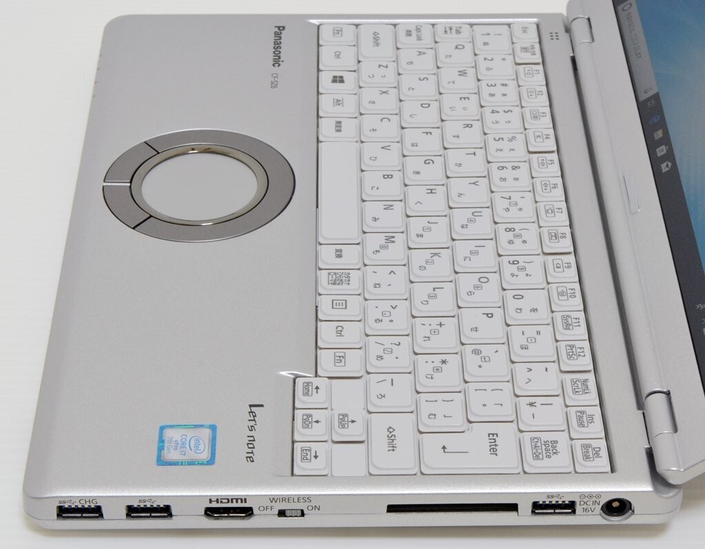Let's Note CF-SZ6Z16VS Core i7-7600U Memory 16GB SSD 512GB