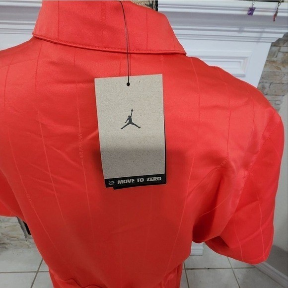 Nike Jordan (Her)itage Women's Flight Suit romper jumpsuit red small med New! thumbnail 11