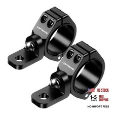2PCS Heavy Duty CNC Aluminum LED Light Bar Mounts for UTVs - 360 Thicken