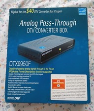 NHENS DIGITAL STREAM DTX9950 ANALOG PASS-THROUGH DTV CONVERTER BOX OPEN BOX READ