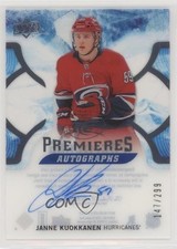 2017-18 Ice Premieres 2018-19 Upper Deck Update 147/299 Janne Kuokkanen Auto a3o