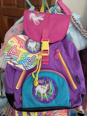 Vintage Lisa Frank Markie Unicorn Moon Canvas backpack Vintage NWT