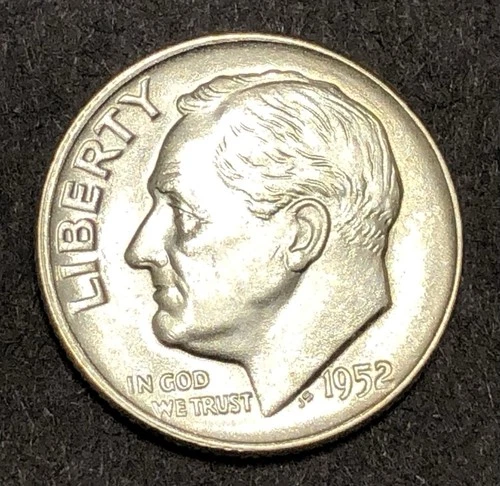 1952-D Roosevelt Dime Choice BU Uncirculated 90% Silver 10c US Coin