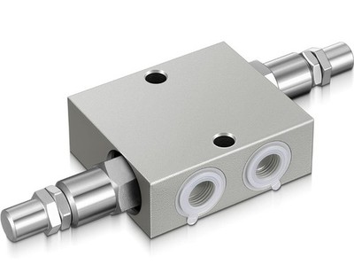 Threlaco Dual Crossover Hydraulic Relief Cushion Valve 3/8  NPT Ports 12 GPM