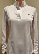 RJ Classics Women's Long Sleeve Show Shirt Medium White