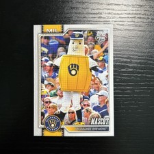 2026 Topps Series 1 Celebrations Milwaukee Brewers Mascot M-27 Insert Card MLB