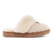 UGG Women's Cozy 1117659-CRM Slippers knit cream AUTHENTIC