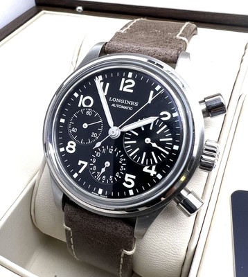 Armbanduhr Longines Erbe Avigation Big Eye L2.816.4 Full Set 2022 41mm