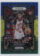 2023-24 Panini Prizm Choice Blue Yellow & Green Prizm Emoni Bates #169 0zu6