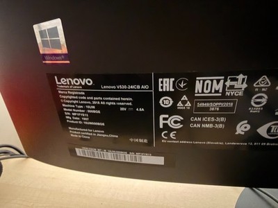 Lenovo ThinkCentre V530-24ICB AiO PC - 23,8-Zoll - Intel i5-8400T - 8GB - 256GB 