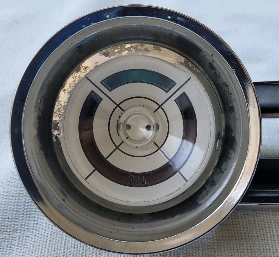 OEM 1961 Plymouth Fury Belvedere Savoy Gauge Cluster Bezel Warning Lights - Image 4 of 4