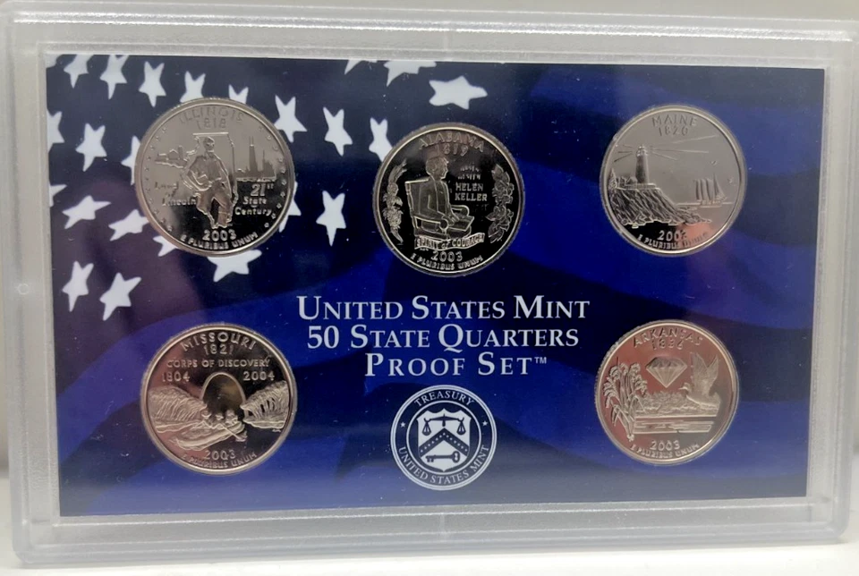 2003S United States Mint Proof Set (5 Piece Quarter Set) - Image 3 of 3
