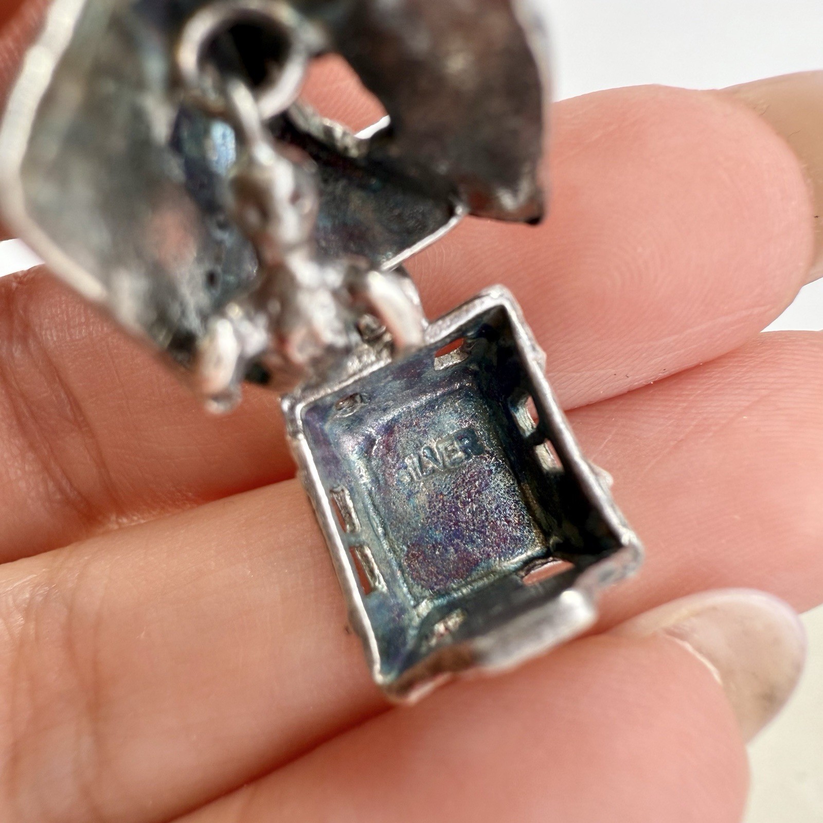 Haunted House OPENS Ghost Dangling Inside 925 Ste… - image 10