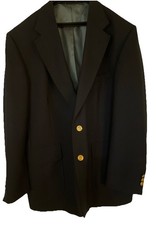 Stafford Men's Dark Navy Blazer Sport Coat Jacket WPL 11935 EUC