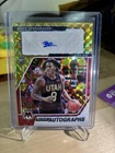 2023-24 BRICE SENSABAUGH AUTO PANINI MOSAIC GOLD RED ROOKIE RC AUTOGRAPHS