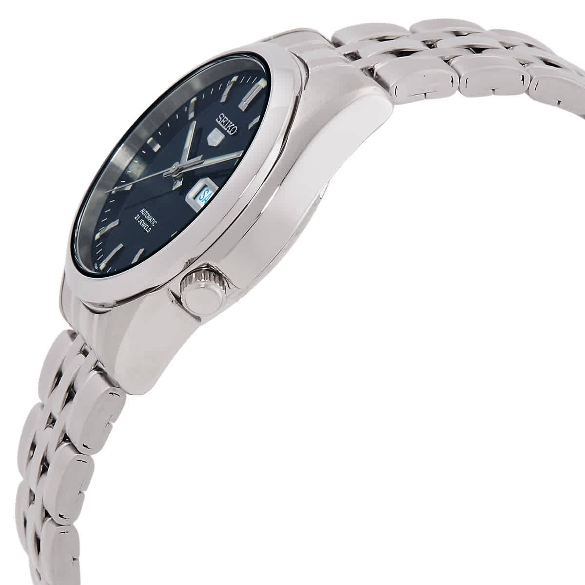 Seiko 5 Automatic Midnight Logo Dial Men's Watch SNK357