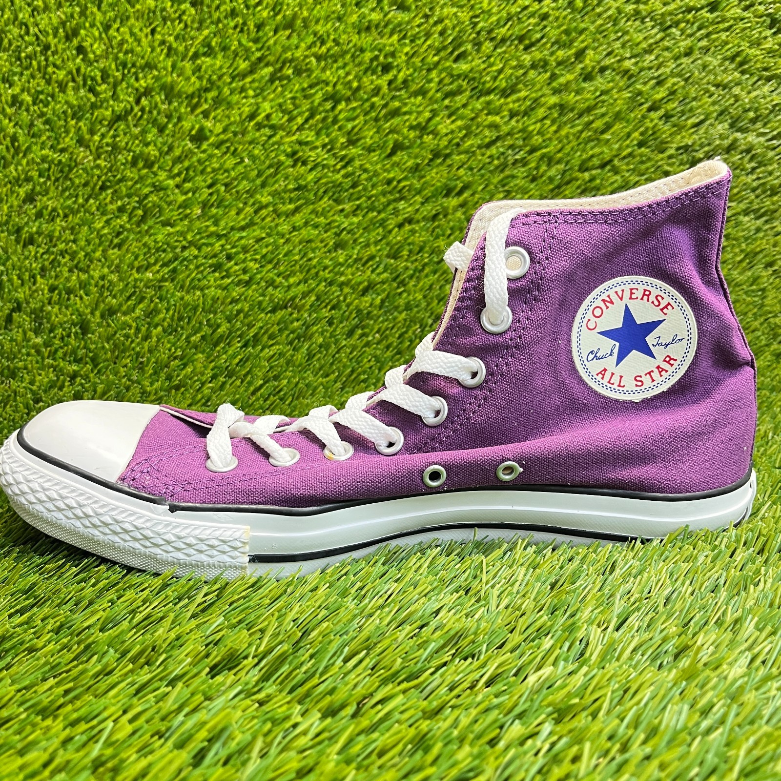 Converse Chuck Taylor All Star High Mens Size 9.5 Purple Athletic Shoes Sneakers thumbnail 2