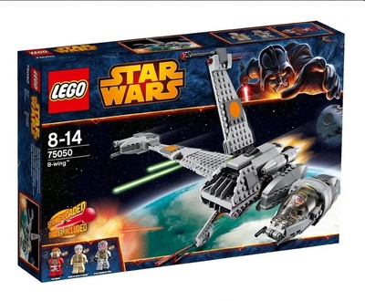 LEGO Star Wars 75050   B-WING COMPLET (3 minifigs+autocollants+plan) TBE