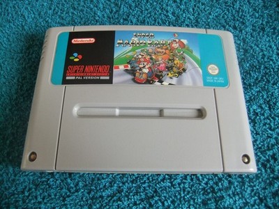 SUPER MARIO KART SUPER NINTENDO / SNES SPIEL CARTRIDGE