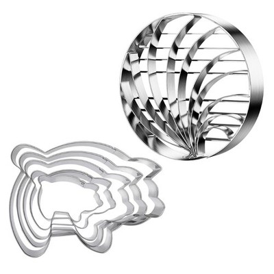 1pcs Stainless Steel Conchae Cutter Mexicans Bread Baking Molds Cookie Stamp