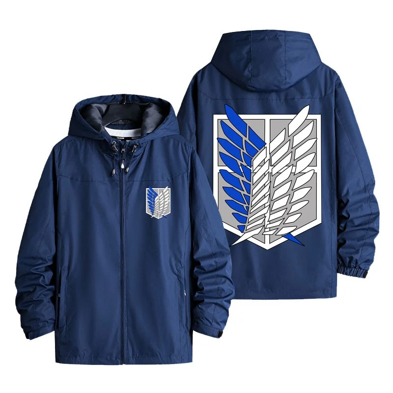 Anime Attack On Titan Scout Regiment Sport Jacket Coat Clothing Cosplay Costume - Image 2 of 4