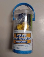Letter Construction Templates Learning Resources 12 PCS Ages 4 Plus