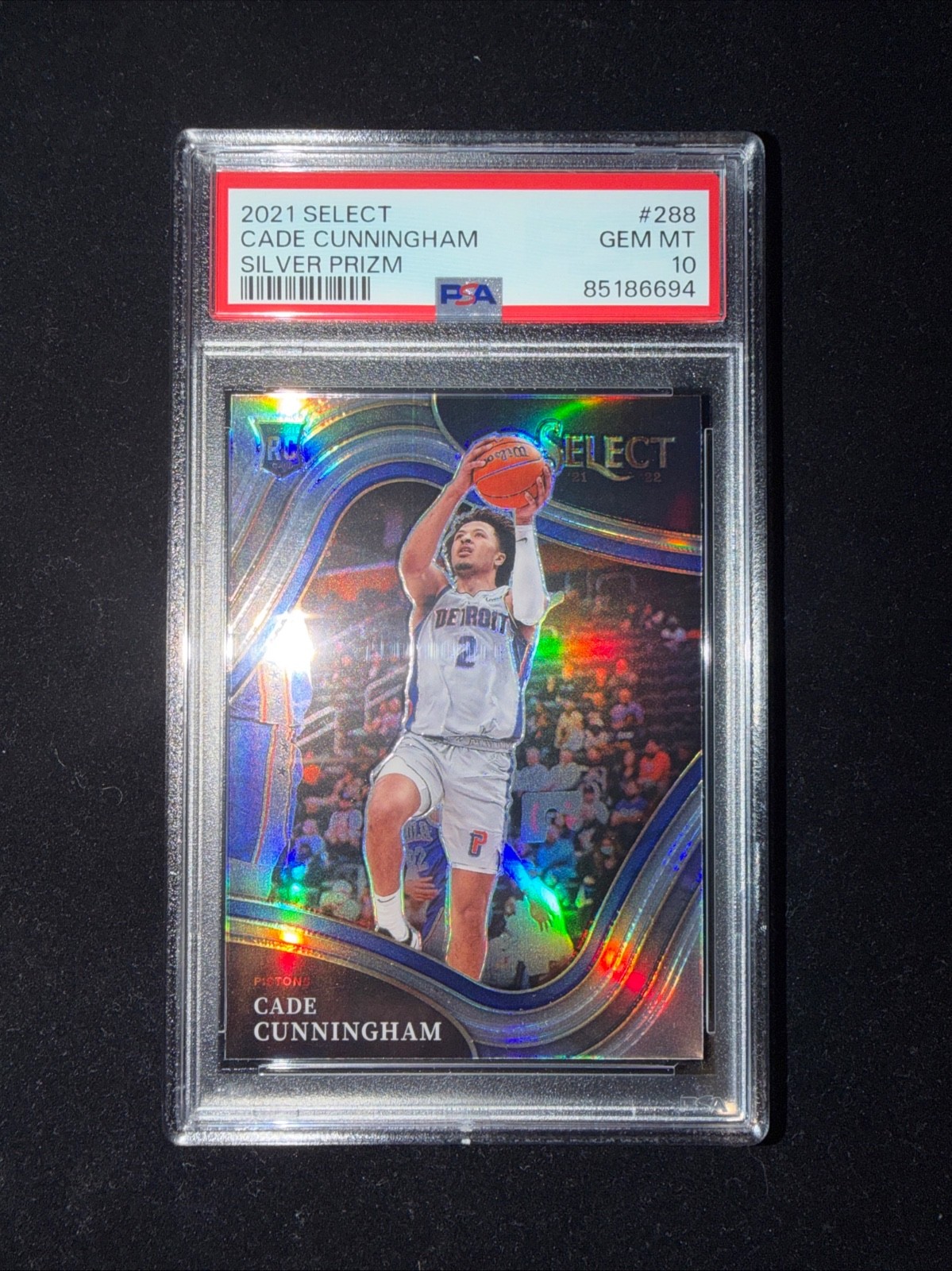 2021 Select Courtside silver Cade Cunningham PSA 10