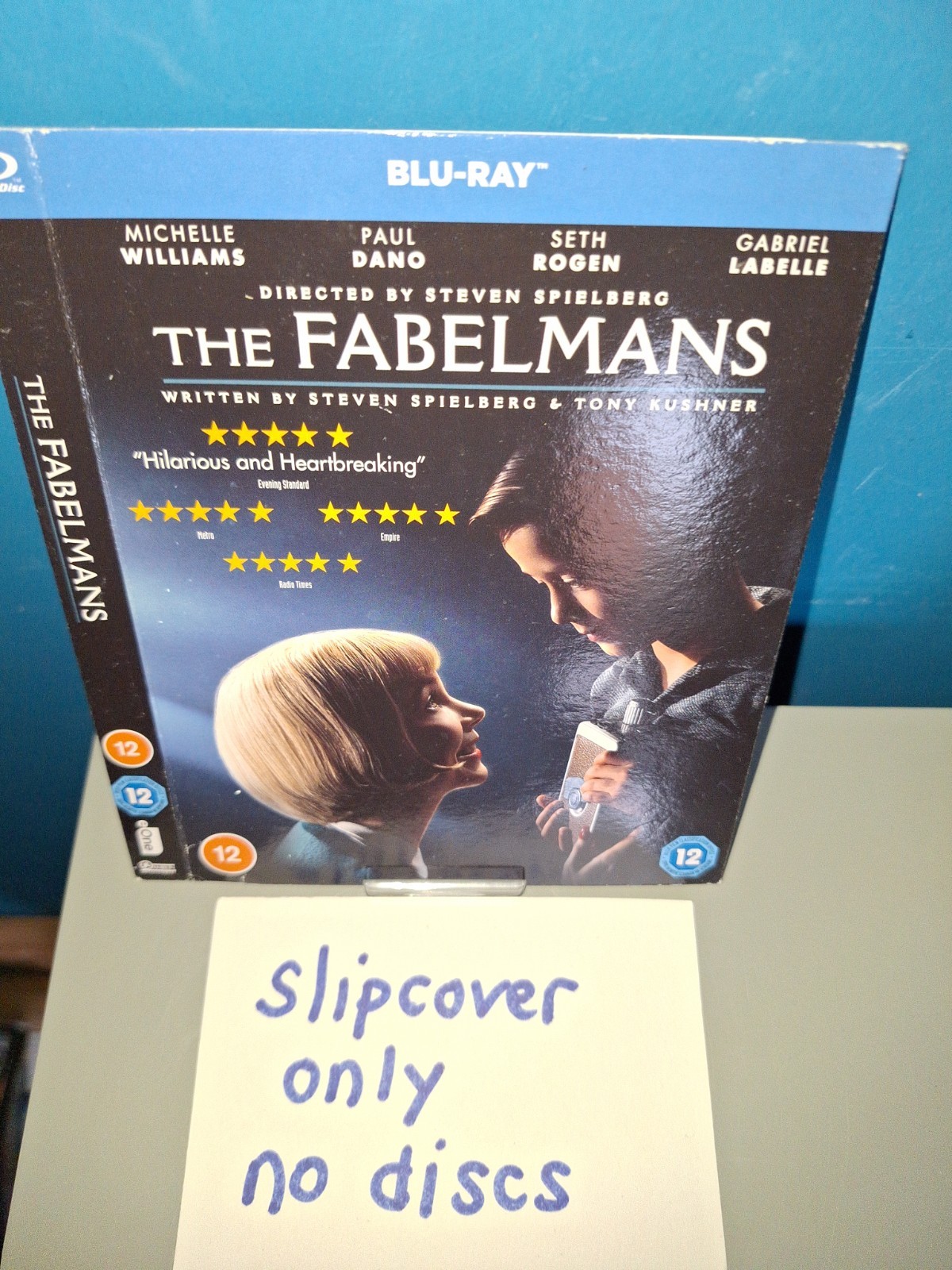 The Fablemans Blu-Ray Slipcover Only Steven Spielberg
