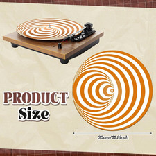 Acrylic Turntable Mat Platter Slipmat for 12" Vinyl Vintage Record Player Acr...
