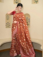 Wedding Heavy Indian Pakistani Bollywood Designer Ethnic Women Party Wear Saree