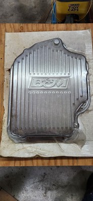 B&M 20289 Hi-Tek Deep Transmission Oil Pan - Chrome GM TH400 Opened Package