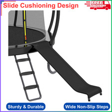 Universal Trampoline Ladder Slide Kit, 3 Steps Wide Step For Trampoline, Durable