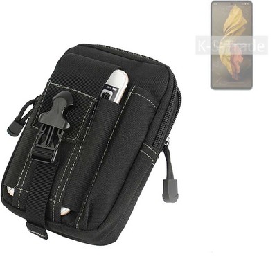 Holster für Sharp Aquos R7 Zusatzfächer Gürtel-Tasche Schutzhülle Tasche Sle