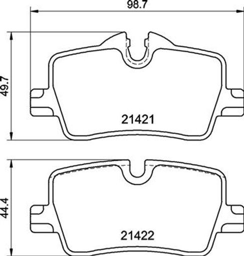 Brake Pads Set fits BMW 320 G20, G21 2.0 Rear 2019 on Brembo 34206888825 Quality - Image 29