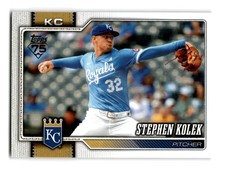 Stephen Kolek 2026 Topps #48 Kansas City Royals Centered Gem Mint