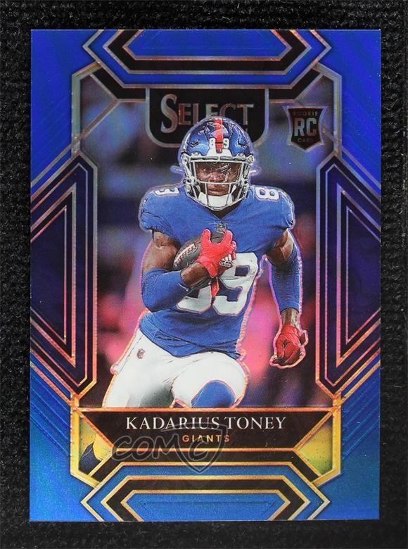 2021 Panini Select Club Level Blue Prizm 59/99 Kadarius Toney #252 0g9j
