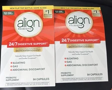 Align Probiotic 24/7 Digestive Support 84 Tabs x2 Boxes Total 168  Exp 2027