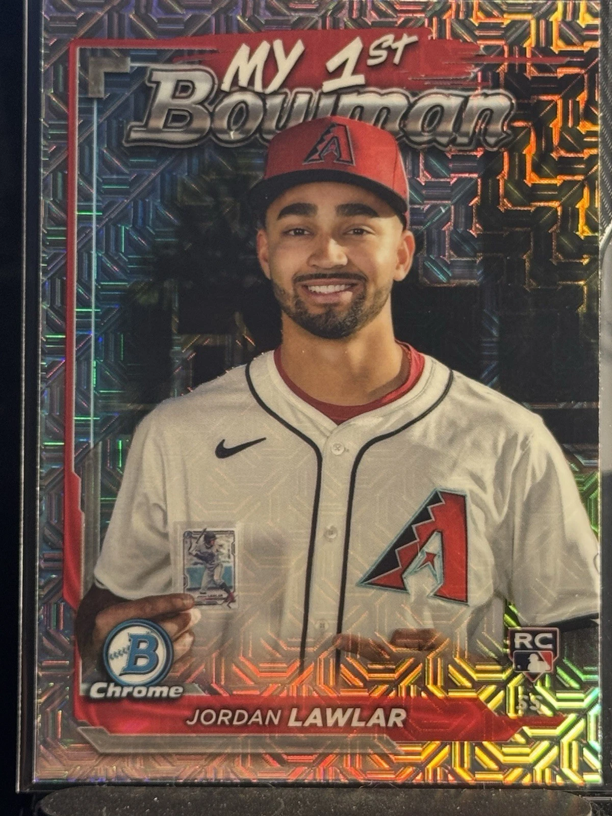 2024 Bowman Chrome - My 1st Bowman Jordan Lawlar #M1B-12 Mojo Refractor (RC)