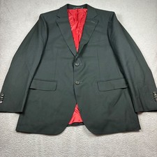 Suitsupply Sienna Blazer 40S Black Vitale Barberis Canonico Wool P5560VI FLAW